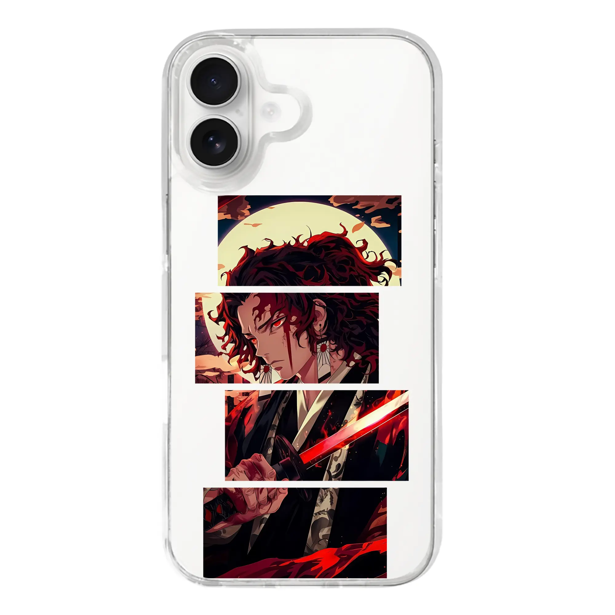 鬼滅の刃 グッズ,継国 縁壱 - iPhone 17シリーズ 透明スマホケース – 薄型・耐衝撃・精密フィット保護カバー